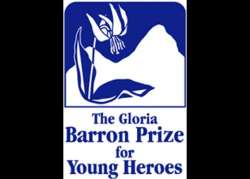 indian american receives gloria barron prize for young heroes