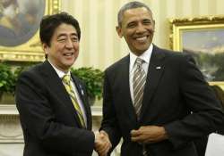 japan s pm goes to us to showcase close ties