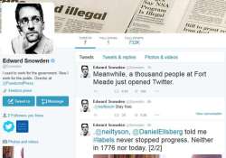 edward snowden joins twitter follows only nsa