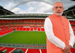 pm modi all set to address 60 000 strong gathering at wembley stadium today