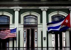 cuba s reopened embassy in us to fly original vintage flag