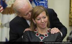 us vice president joe biden s creepy show during a ceremony