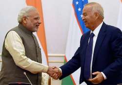 pm modi holds talks with uzbek prez terror afghanistan discussed