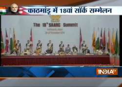 18th saarc summit begins in kathmandu