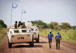 un peacekeepers attacked in sudan