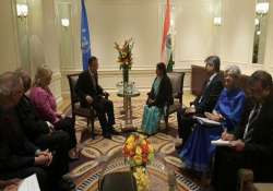 very excited for international yoga day un chief ban ki moon to sushma swaraj