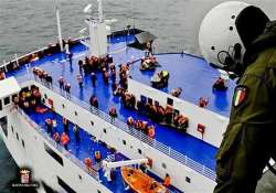 dozens still trapped on greek ferry as 49 reach land