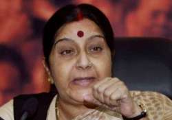 sushma swaraj meets counterparts from nepal sri lanka