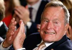 george bush discharged from hospital