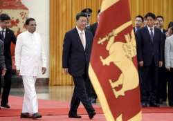 sl president sirisena meets his chinese counterpart amid new look at ties