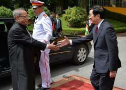 pranab mukherjee arrives in historic ho chi minh city