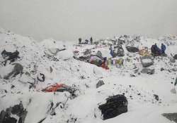 54 year old indian trapped on avalanche struck everest in nepal