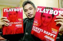 playboy indonesia s editor at large for printing near naked women