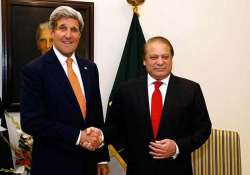 john kerry meets nawaz sharif voices support for pakistan