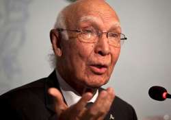 kashmir to be on top of indo pak talks agenda sartaj aziz