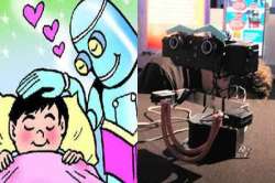 indian student in uk creates world s friendliest robot erwin