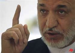 karzai pakistan firing missiles into afghanistan