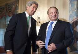 nawaz sharif meets us secretary of state kerry