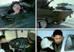 north korea leader kim jong un celebrates birthday driving a tank