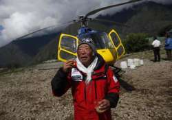 oldest climber returns safely from everest