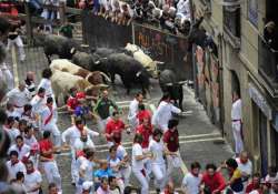 one person injured in 5th spanish bull run