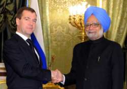 pm meets russian president medvedev