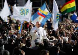 pope francis takes over gives call to protect the poor and the earth