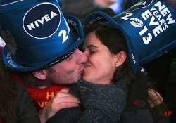 revelers in nyc s times square welcome in 2013