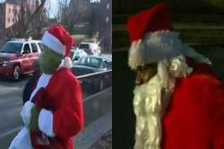 santa claus shot with pellet gun in us