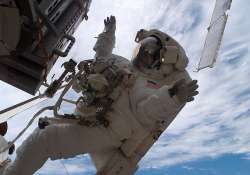 space walk successful sunita williams installs bolt breaks record