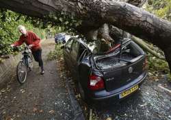 storm batters britain france disrupting normal life