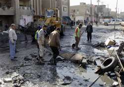 suicide car bomb outside baghdad hospital kills 31 people