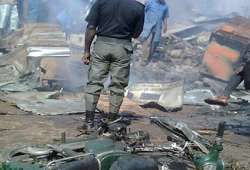 suicide bomber kills 2 injures 46 in nigeria