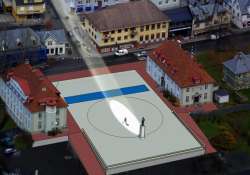 sunlight to be beamed onto norwegian town square