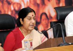 sushma swaraj prays for bangladesh india prosperity at dhaka temple