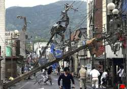 tornado strikes city near tokyo dozens injured