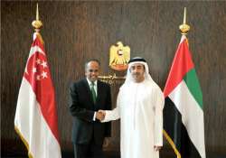 uae singapore discuss bilateral cooperation