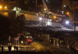 watch spain derailment rescue operations in pics