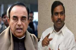 2g scam subramanian swamy seeks copy of a raja s statement to jpc