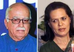 advani asks sonia to speak on black money graft inflation