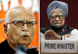 advani targets pm says he s presiding over most corrupt govt