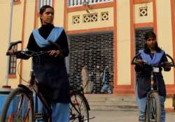 after free bicycles jd u announces free sanitary napkins for girl students in bihar