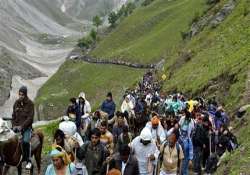 amarnath yatra to remain suspended today