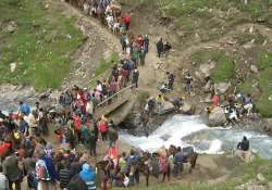 amarnath yatra resumed 255 pilgrims leave from jammu