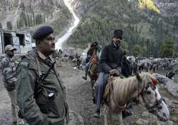 amarnath yatra under terror threat paramilitary forces deployed