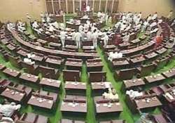 andhra assembly rocked again over telangana bill