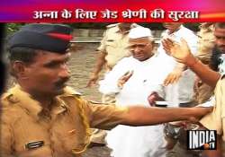 anna hazare provided z security