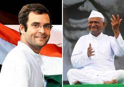 anna hazare says govt acting under rahul gandhi s pressure on lokpal issue