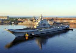 antony to induct ins vikramaditya into navy next month