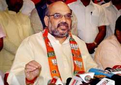 amit shah calls azamgarh base of terrorists parties demands action